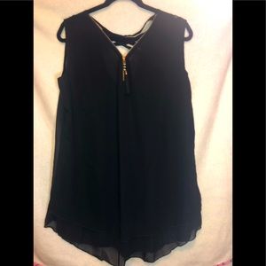 Flowy Tank w/Gold accents